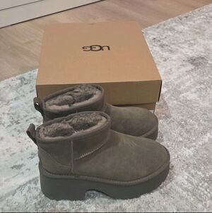 UGG Brown Suede Ankle Boots